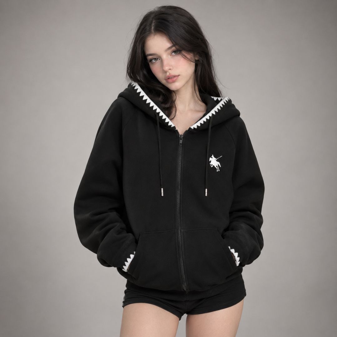 Kaya | Raglan Zip Sweatshirt