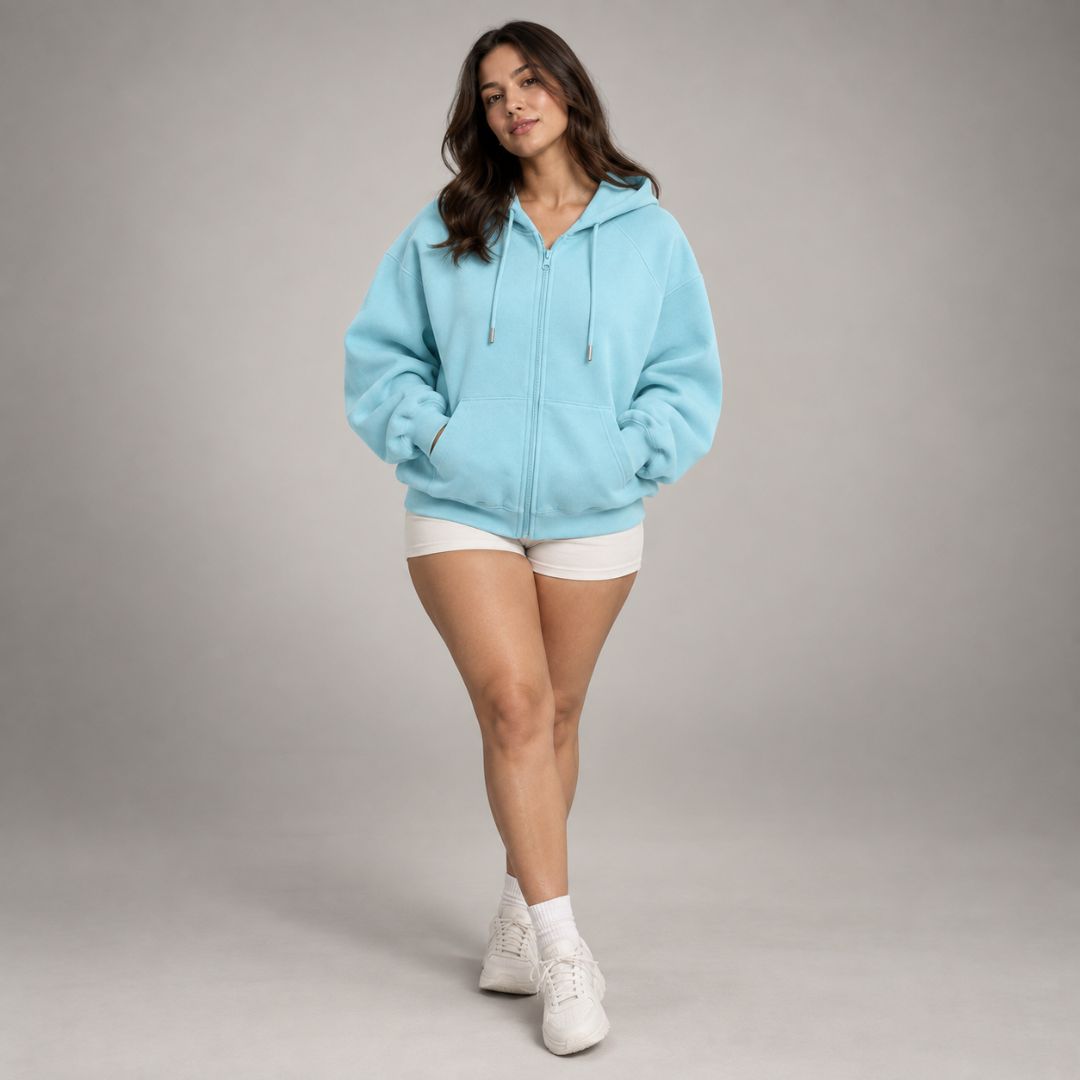 Kaya | Raglan Zip Sweatshirt