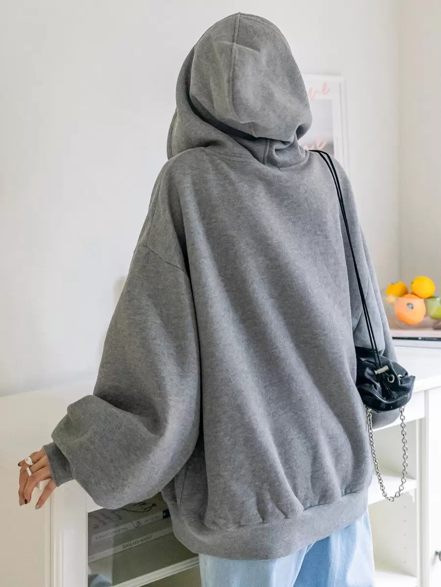 DAZY Women's Zipper Front Hoodie With Drawstring Closure,Long Sleeve Tops,Fall Clothes Sweatshirt Jacket