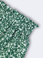Women's Ditsy Floral Layered Ruffle Elastic Waist Vacation Skirt