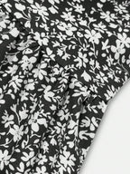 Women's Ditsy Floral Layered Ruffle Elastic Waist Vacation Skirt
