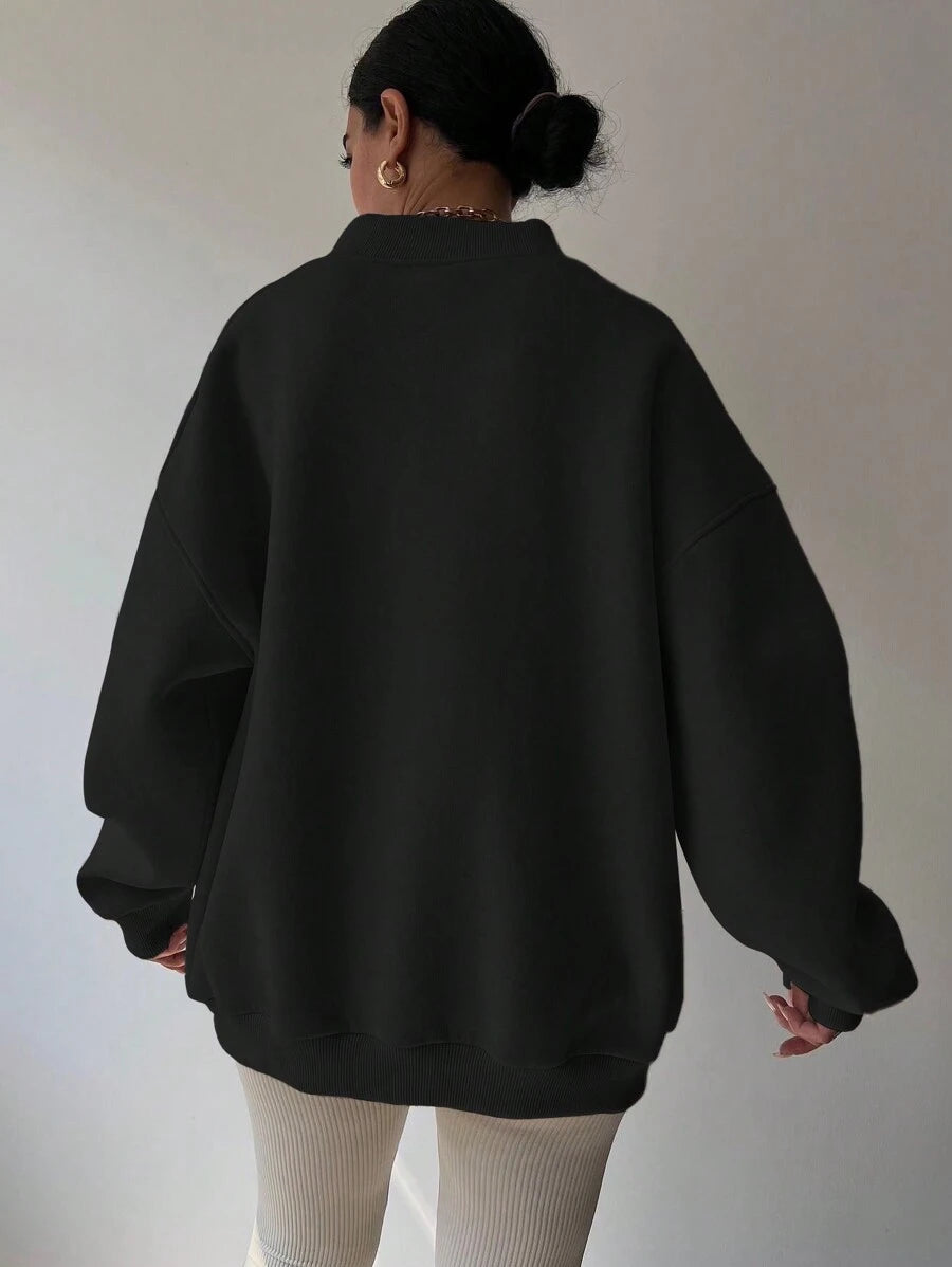 INAWLY Women's Spring And Autumn Loose Fit Casual Pullover With V-Neck And Dropped Shoulders,Ladies Spring/Fall Casual Long Sleeve V Neck Loose Regular Mint Green Drop Shoulder Pullovers Women Hoodies,Long Sleeve Tops Graduation,Back To School Outfits,Graduation,Teacher Outfits For Women,Back To School