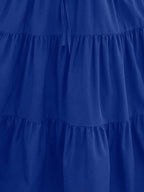 Women's Ditsy Floral Layered Ruffle Elastic Waist Vacation Skirt