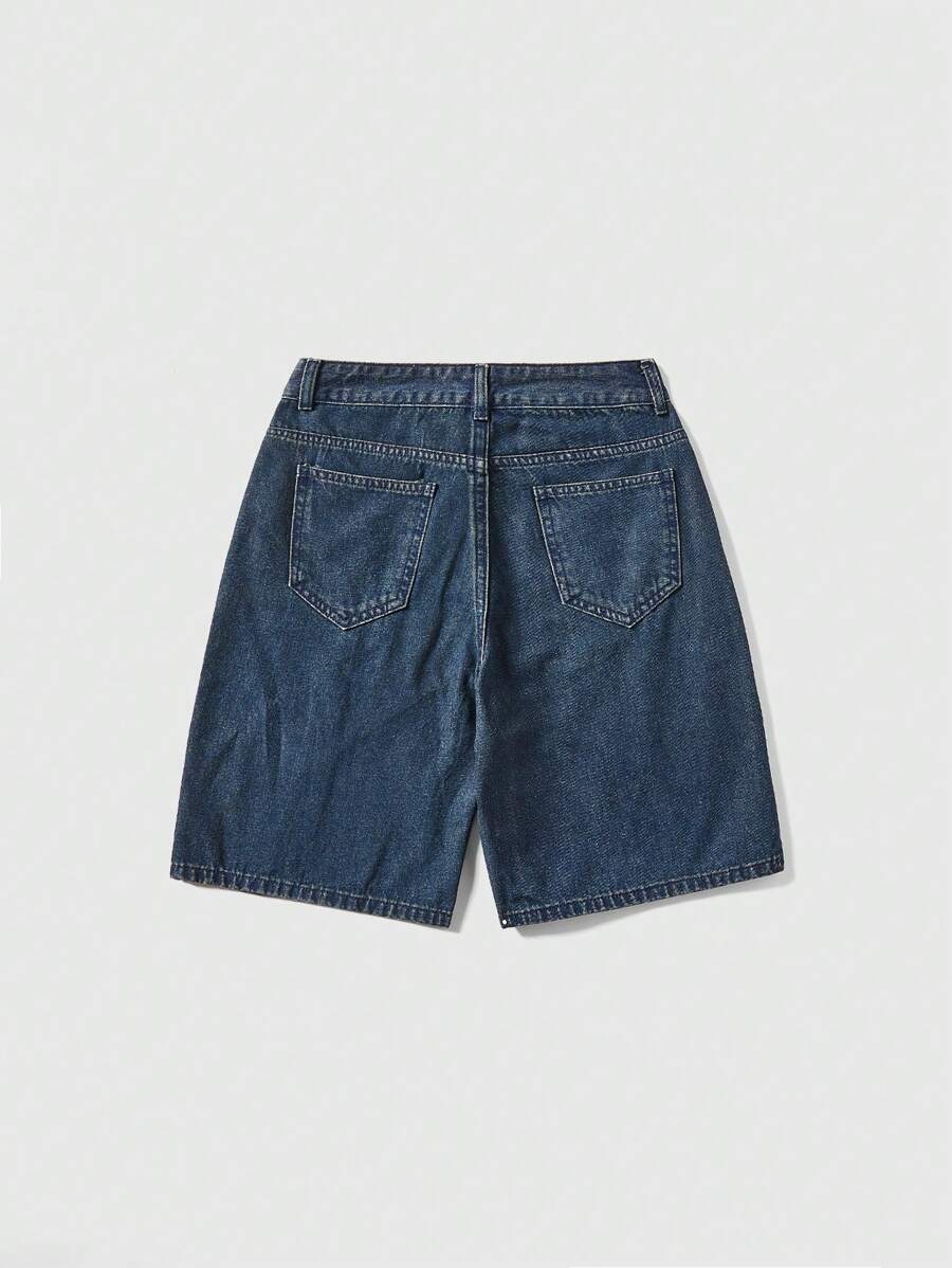 ROMWE Grunge Punk Women Star Low Waist Denim Shorts, School