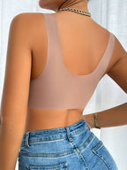 Comfortable Detachable Padded Bra, Lift & Push-Up, Invisible Adhesive Underwear, Can Be Worn Outside Sexy Top