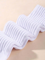 1/3/6 Pairs Women's Fall Autumn Winter Slouch Knit Socks Slouchy Socks Women Scrunch Socks Women Scrunchie Socks Women Crew Socks Delamerican (Apricot, Light Yellow, Khaki, Brown) Compression Socks Comfortable, Warm & Breathable, Fashionable Perfect Gifts For Hiking, Back To School, Halloween & Christmas Xmas, Cozy