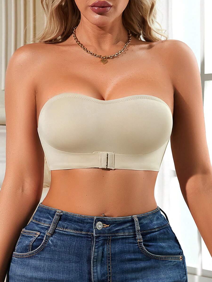 Snug Zone Women Front Closure Single Layer Wireless Bra (1pc)