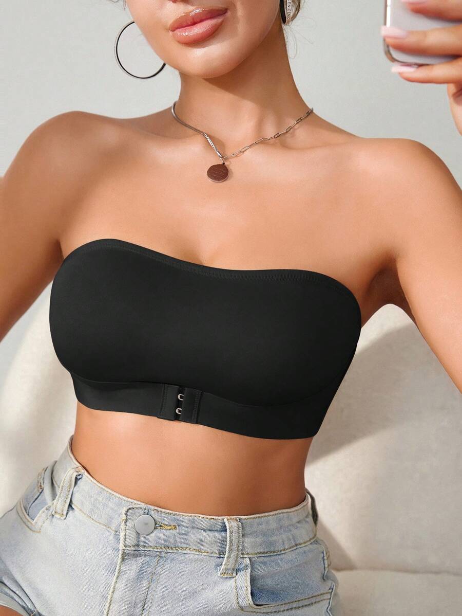 Snug Zone Women Front Closure Single Layer Wireless Bra (1pc)