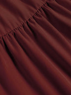 Women's Ditsy Floral Layered Ruffle Elastic Waist Vacation Skirt