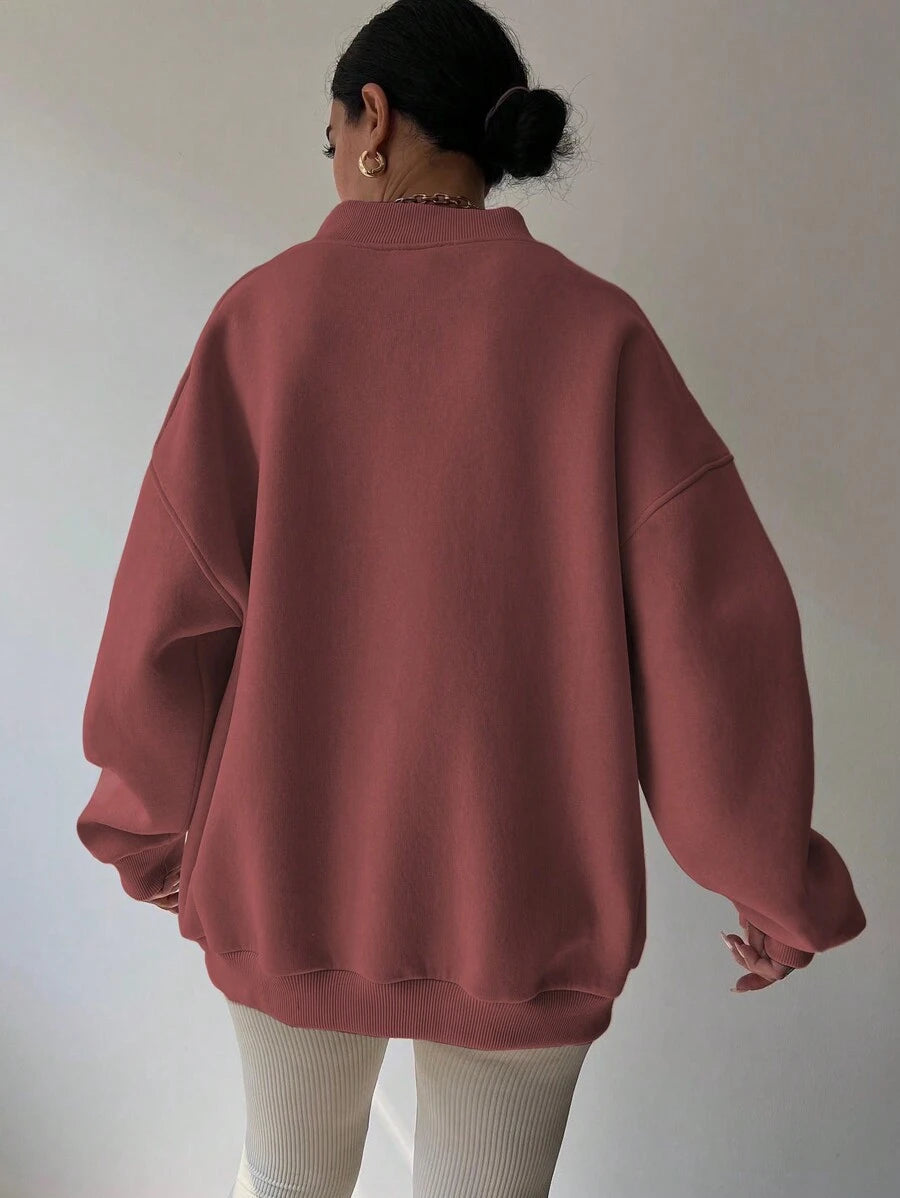INAWLY Women's Spring And Autumn Loose Fit Casual Pullover With V-Neck And Dropped Shoulders,Ladies Spring/Fall Casual Long Sleeve V Neck Loose Regular Mint Green Drop Shoulder Pullovers Women Hoodies,Long Sleeve Tops Graduation,Back To School Outfits,Graduation,Teacher Outfits For Women,Back To School