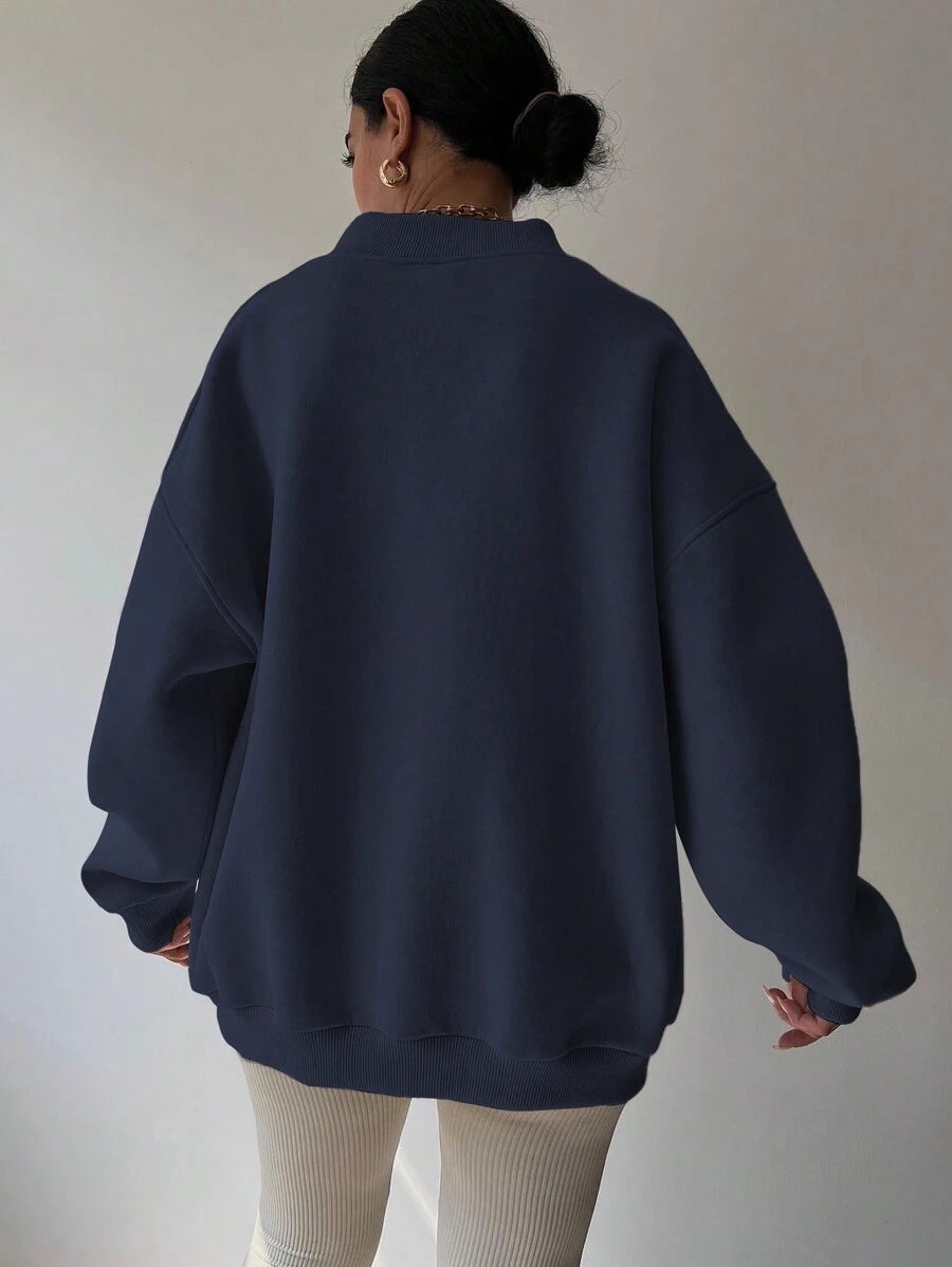 INAWLY Women's Spring And Autumn Loose Fit Casual Pullover With V-Neck And Dropped Shoulders,Ladies Spring/Fall Casual Long Sleeve V Neck Loose Regular Mint Green Drop Shoulder Pullovers Women Hoodies,Long Sleeve Tops Graduation,Back To School Outfits,Graduation,Teacher Outfits For Women,Back To School