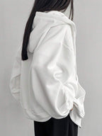 DAZY Women's Zipper Front Hoodie With Drawstring Closure,Long Sleeve Tops,Fall Clothes Sweatshirt Jacket