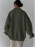 INAWLY Women's Spring And Autumn Loose Fit Casual Pullover With V-Neck And Dropped Shoulders,Ladies Spring/Fall Casual Long Sleeve V Neck Loose Regular Mint Green Drop Shoulder Pullovers Women Hoodies,Long Sleeve Tops Graduation,Back To School Outfits,Graduation,Teacher Outfits For Women,Back To School