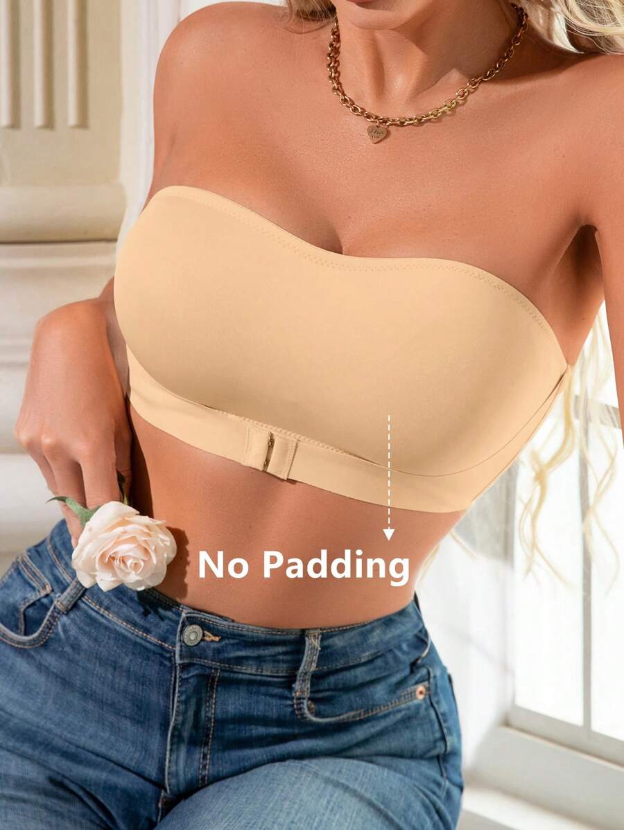 Snug Zone Women Front Closure Single Layer Wireless Bra (1pc)