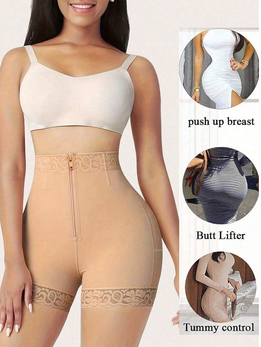 1pc Butt Lifter Panties Hip Enhancer Shapewear Tummy Control Fajas Shorts High Waisted Body Shaper Boyshort Underwear