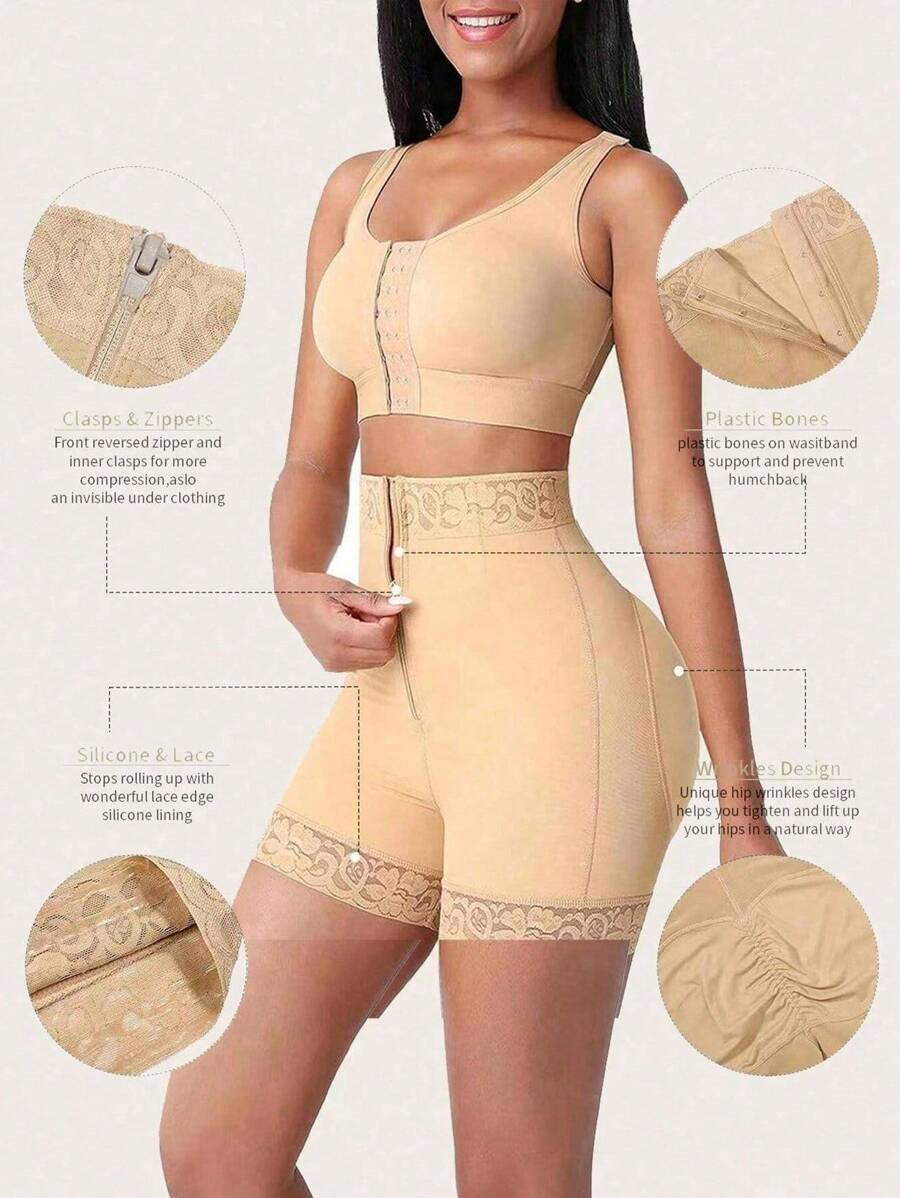 1pc Butt Lifter Panties Hip Enhancer Shapewear Tummy Control Fajas Shorts High Waisted Body Shaper Boyshort Underwear