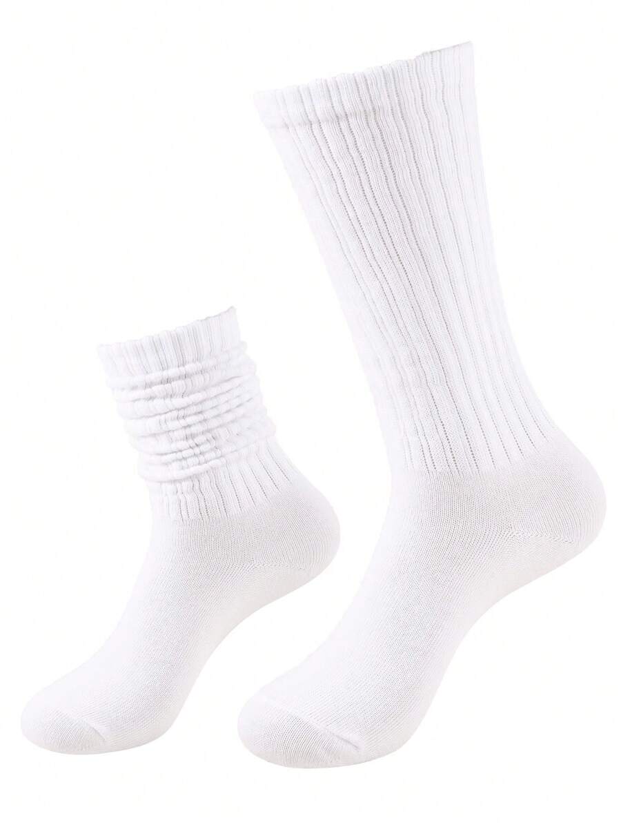 1/3/6 Pairs Women's Fall Autumn Winter Slouch Knit Socks Slouchy Socks Women Scrunch Socks Women Scrunchie Socks Women Crew Socks Delamerican (Apricot, Light Yellow, Khaki, Brown) Compression Socks Comfortable, Warm & Breathable, Fashionable Perfect Gifts For Hiking, Back To School, Halloween & Christmas Xmas, Cozy