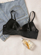1pc Sexy Lace Minimalist Lift-Up Small Bust Underwire Bra For Women Lingerie