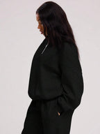 MUSERA Quarter Zip Oversized Sweatshirt Casual, Airport Graduation, Back To School, Teacher, Winter Carnival Vacation
