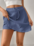 SHEIN Essnce Casual Versatile Women Shorts With Leggings