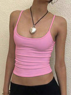 Zyxie Women's Casual Versatile Solid Color Slim Fit Camisole