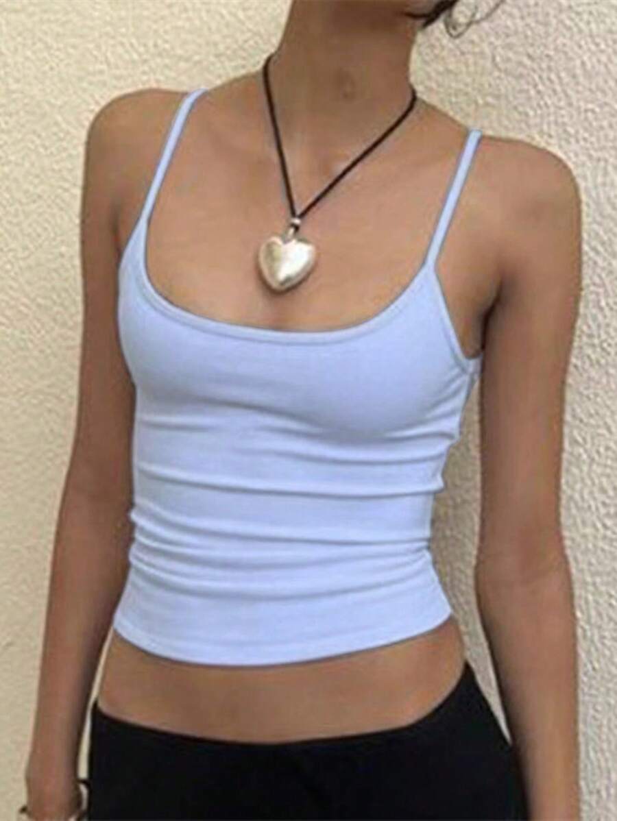 Zyxie Women's Casual Versatile Solid Color Slim Fit Camisole