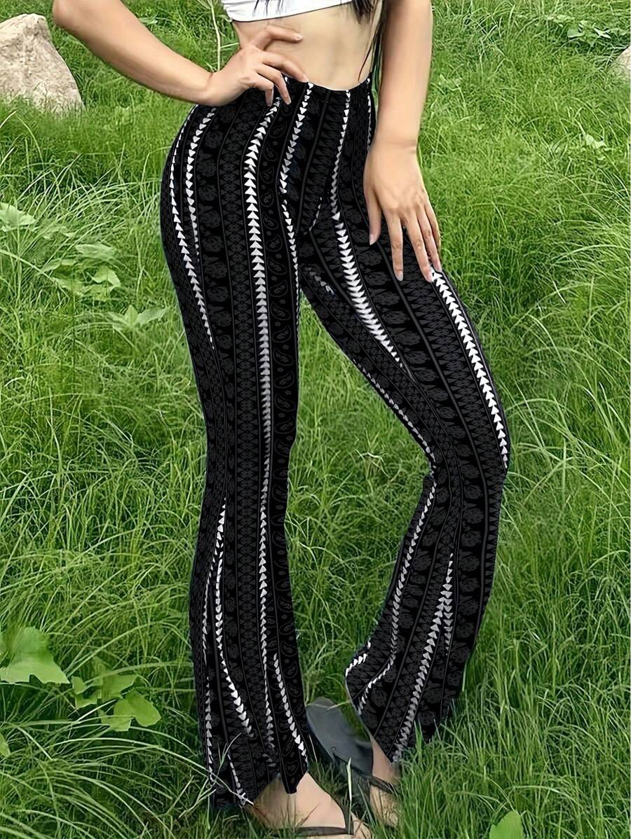 Women's Sexy Geometric Printed Casual Leggings