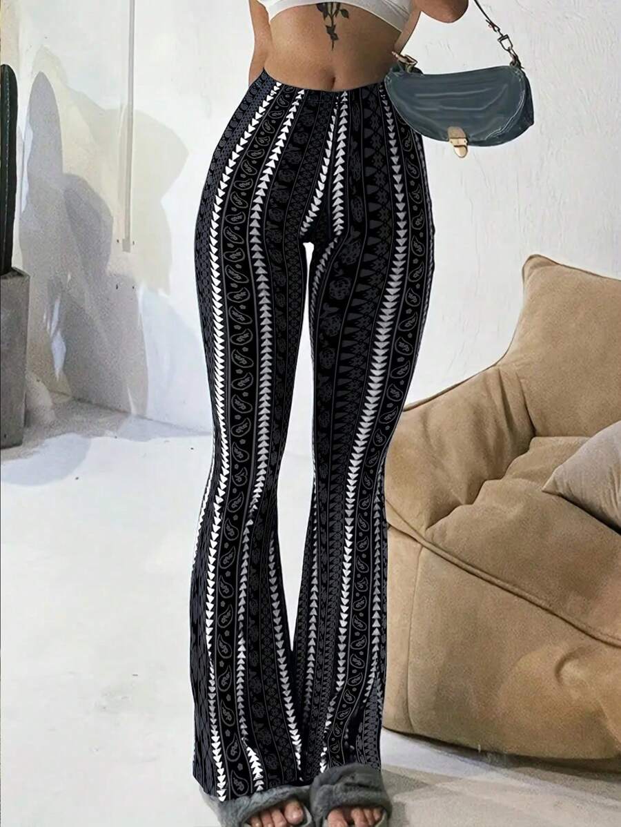 Women's Sexy Geometric Printed Casual Leggings
