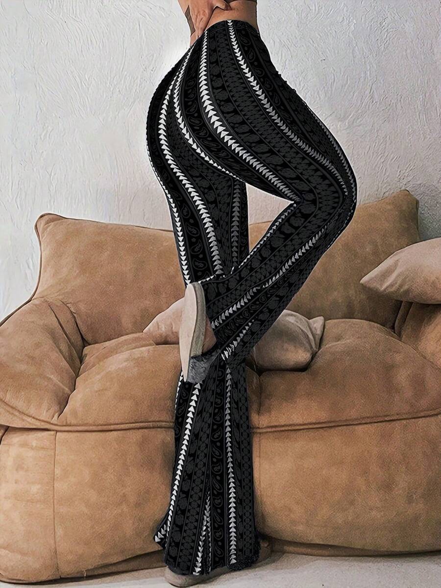 Women's Sexy Geometric Printed Casual Leggings