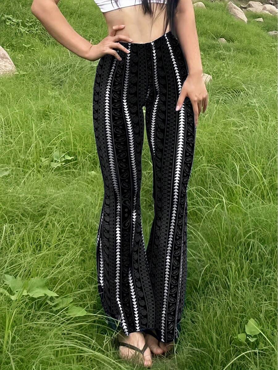 Women's Sexy Geometric Printed Casual Leggings