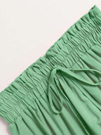 Women's Ditsy Floral Layered Ruffle Elastic Waist Vacation Skirt