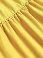 Women's Ditsy Floral Layered Ruffle Elastic Waist Vacation Skirt