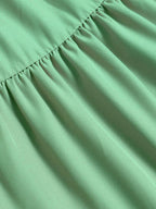 Women's Ditsy Floral Layered Ruffle Elastic Waist Vacation Skirt
