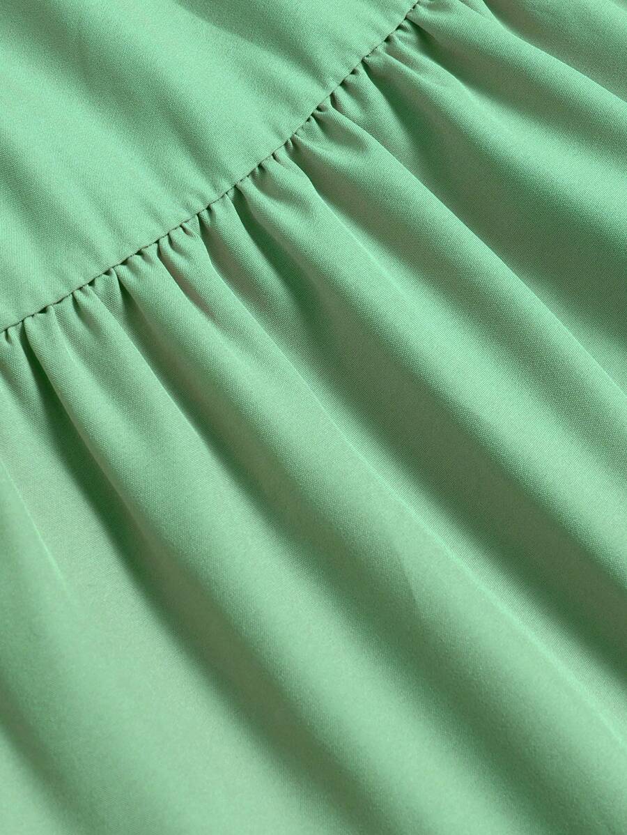 Women's Ditsy Floral Layered Ruffle Elastic Waist Vacation Skirt