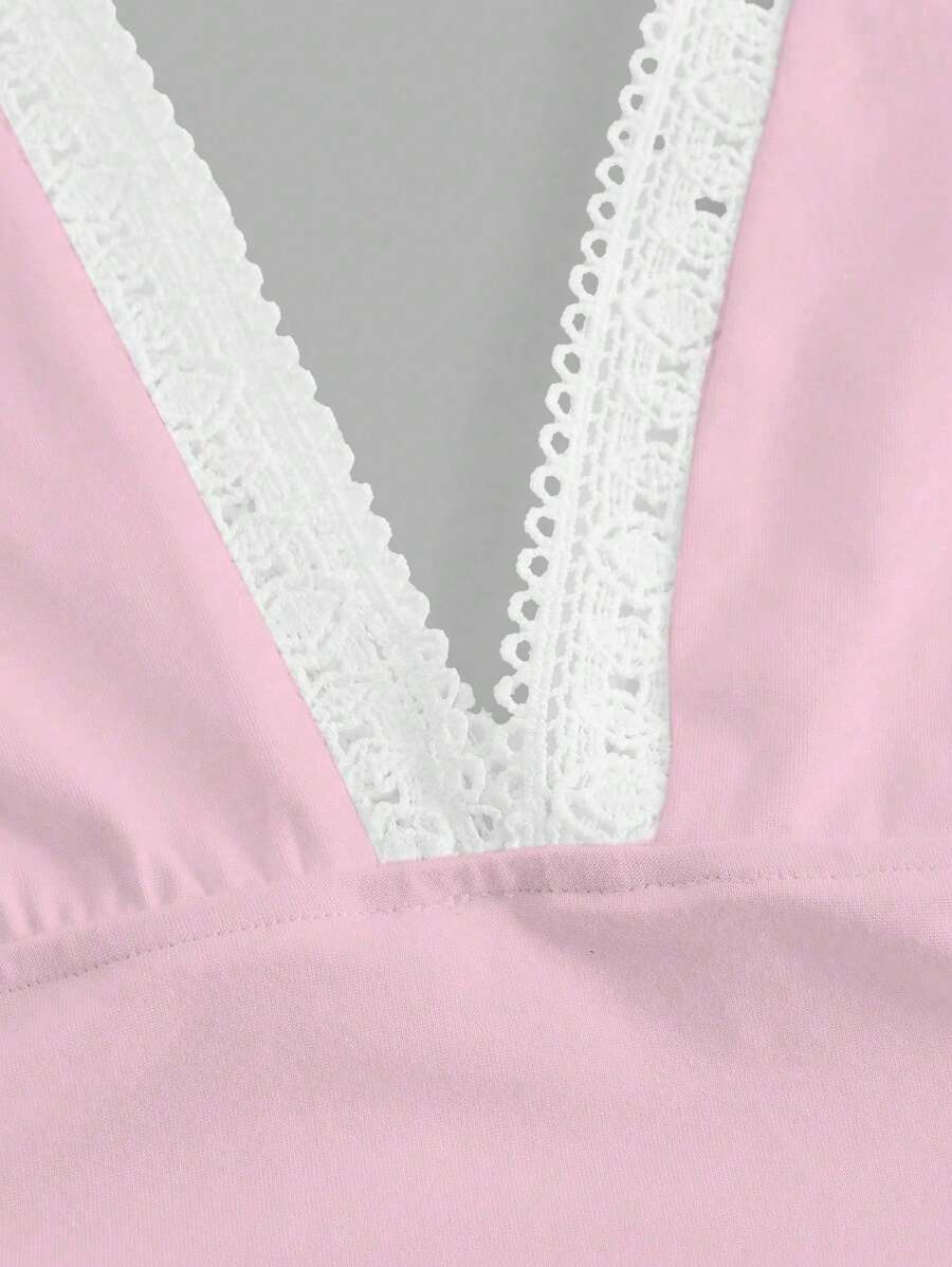 Sweetra Women's Summer Solid Color Ruched Shoulder Strap Casual Tank Top Y2K Outfit 
