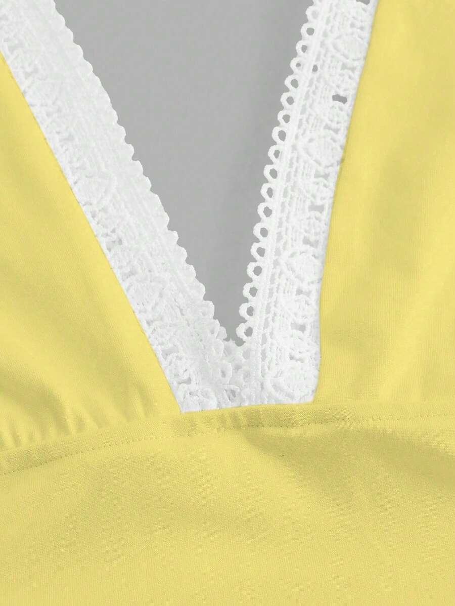Sweetra Women's Summer Solid Color Ruched Shoulder Strap Casual Tank Top Y2K Outfit 