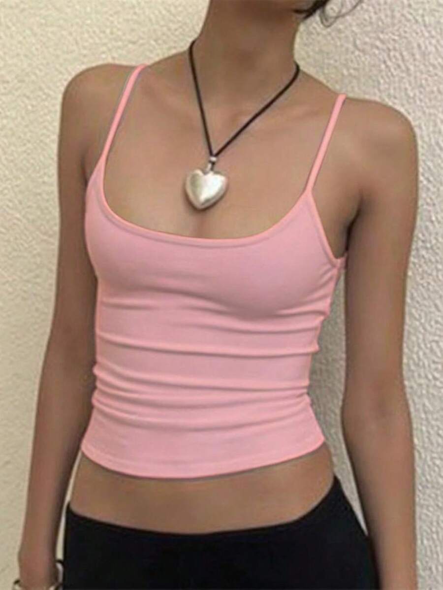 Zyxie Women's Casual Versatile Solid Color Slim Fit Camisole