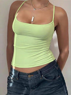 Zyxie Women's Casual Versatile Solid Color Slim Fit Camisole