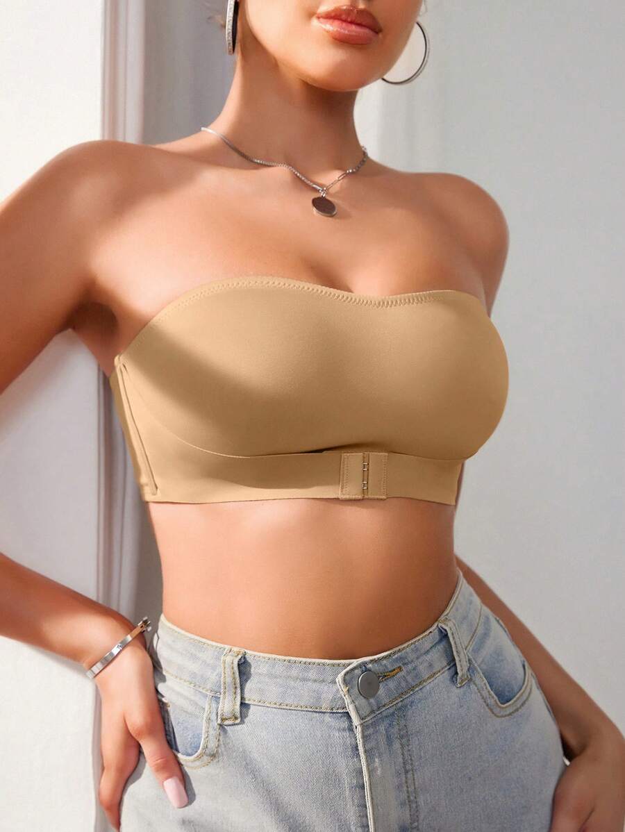 Snug Zone Women Front Closure Single Layer Wireless Bra (1pc)
