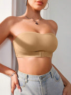 Snug Zone Women Front Closure Single Layer Wireless Bra (1pc)