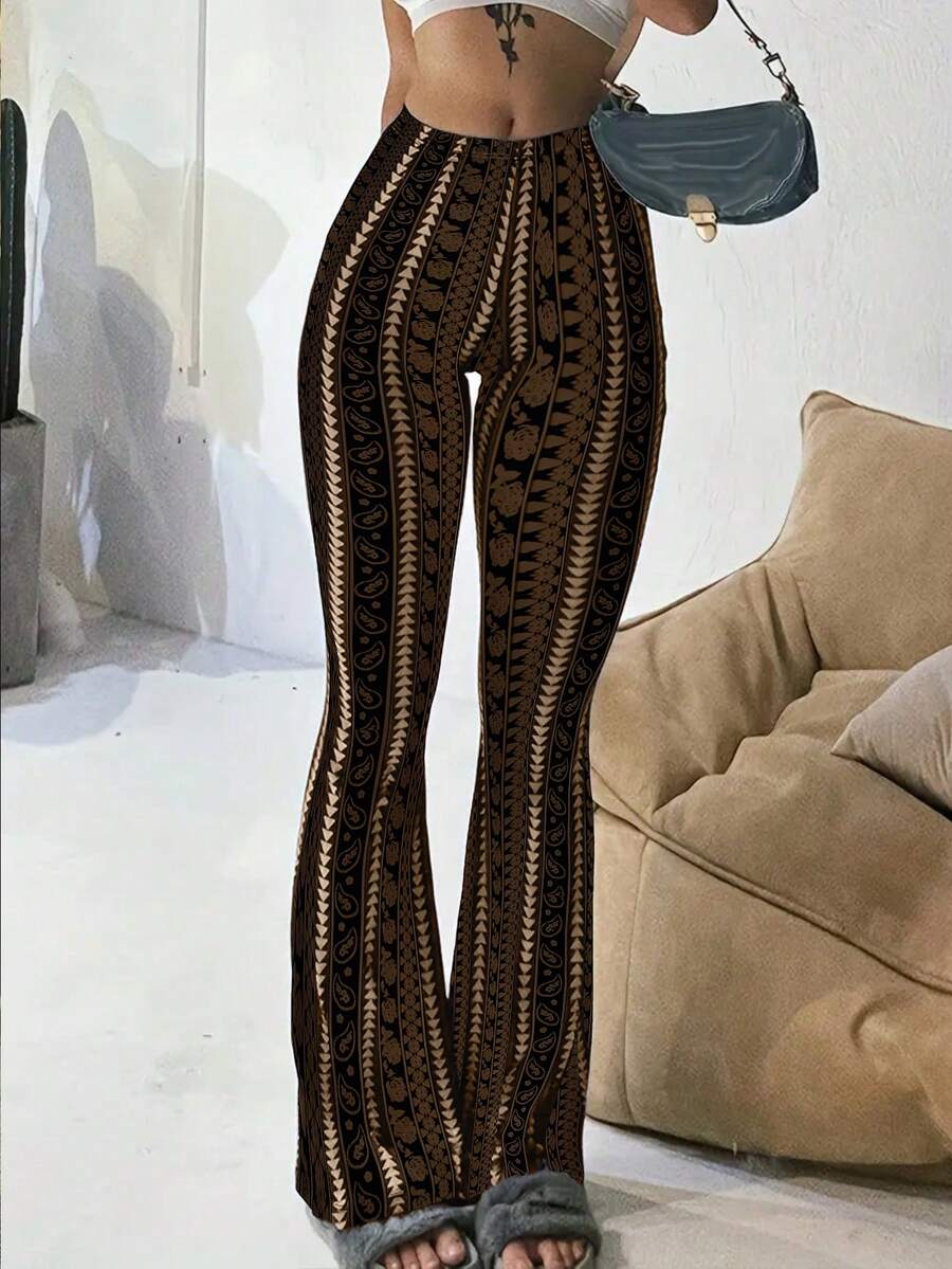 Women's Sexy Geometric Printed Casual Leggings