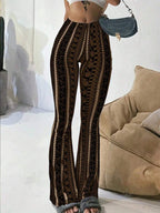 Women's Sexy Geometric Printed Casual Leggings