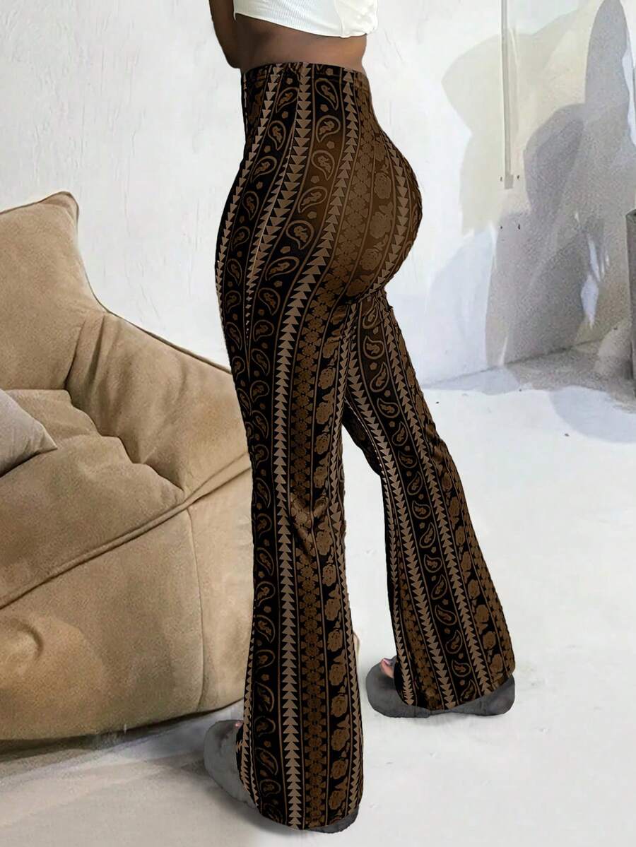Women's Sexy Geometric Printed Casual Leggings