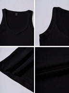 Chiquease Sexy Sleeveless Knitted Crop Top, Fitted Sports Camisole