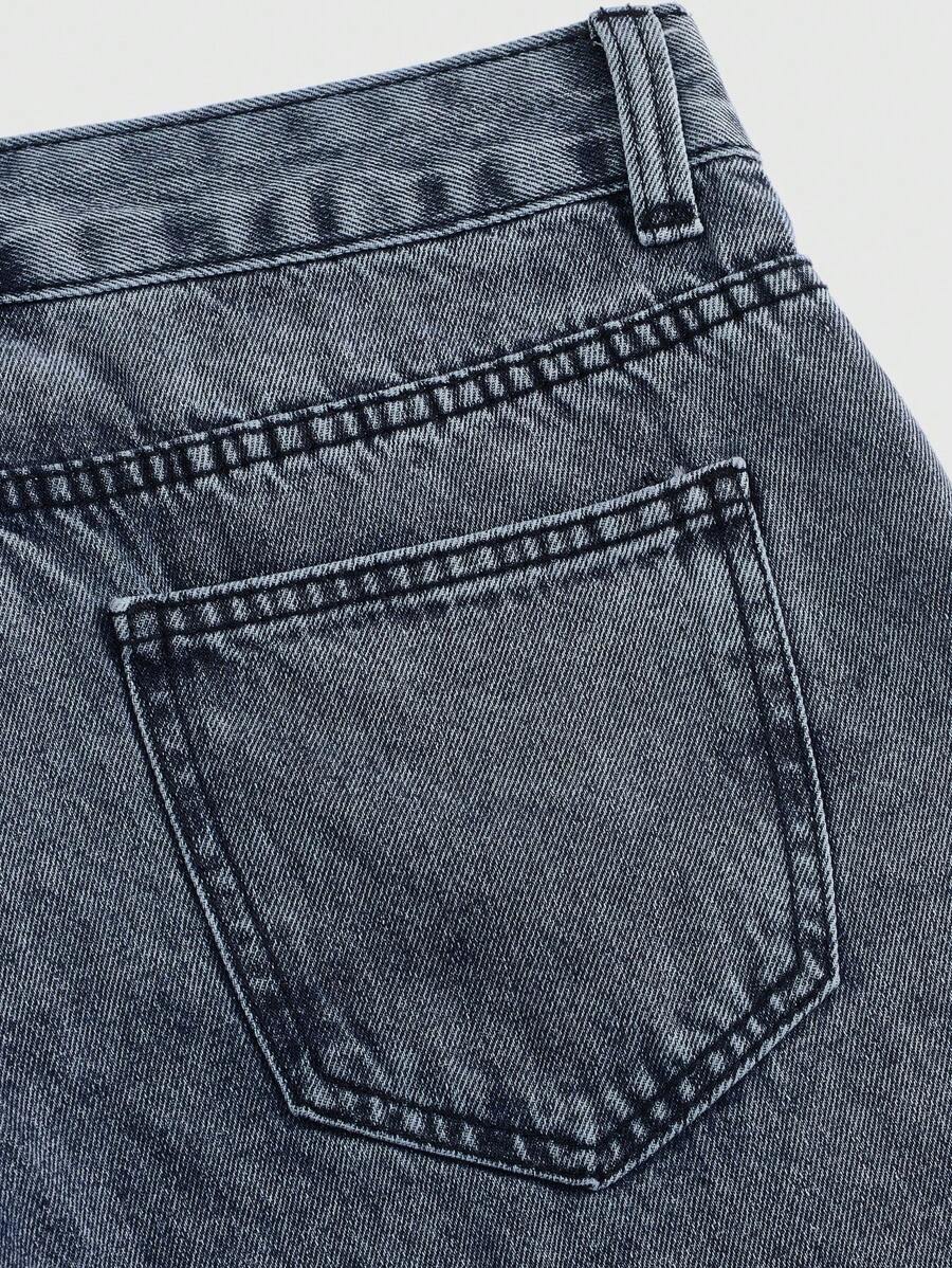 ROMWE Grunge Punk Women Star Low Waist Denim Shorts, School