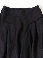 Women Solid Color Casual Front Pocket Decorated Wide Leg Pants