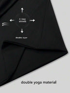 XLLAIS 2025 Model Black Short Sleeve Crew Neck Solid Color Basic Fitted Casual T-Shirt For Women, Summer
