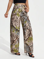 SHEIN ICON Casual Relaxed-Fit High-Waist Straight Leg Denim Jeans