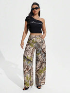 SHEIN ICON Casual Relaxed-Fit High-Waist Straight Leg Denim Jeans
