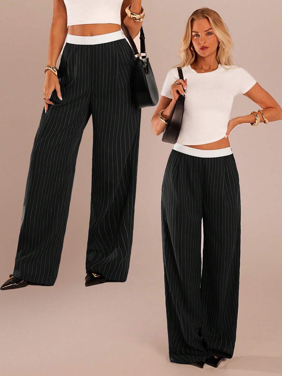 SHEIN Forever 21 Spring&Summer Women Romantic Pants For Prom/Formal/Birthday/90s/Business Casual Woman/Elegant/Western Wear/Going Out/Fashion/Casual/Y2k/Club/Office /Cocktail/Vintage/Bodycon/Rave Festival/Funny/Classy/Old Money/Streetwear/Vacation/Country Concert/Work /Modest/Spring Break/Bachelorette/Concert/Baddie/Basic/Graduation/Low Rise/Baggy/Straight Leg/Wide Leg/Grey Pants